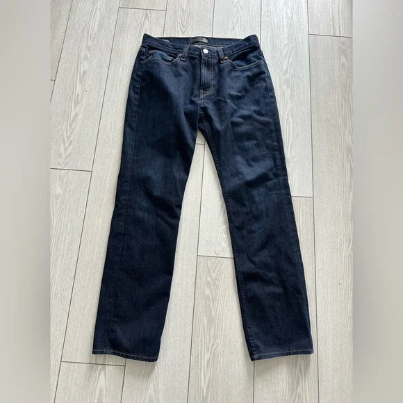 J Brand women's navy straight-leg jeans - Picture 1 of 9